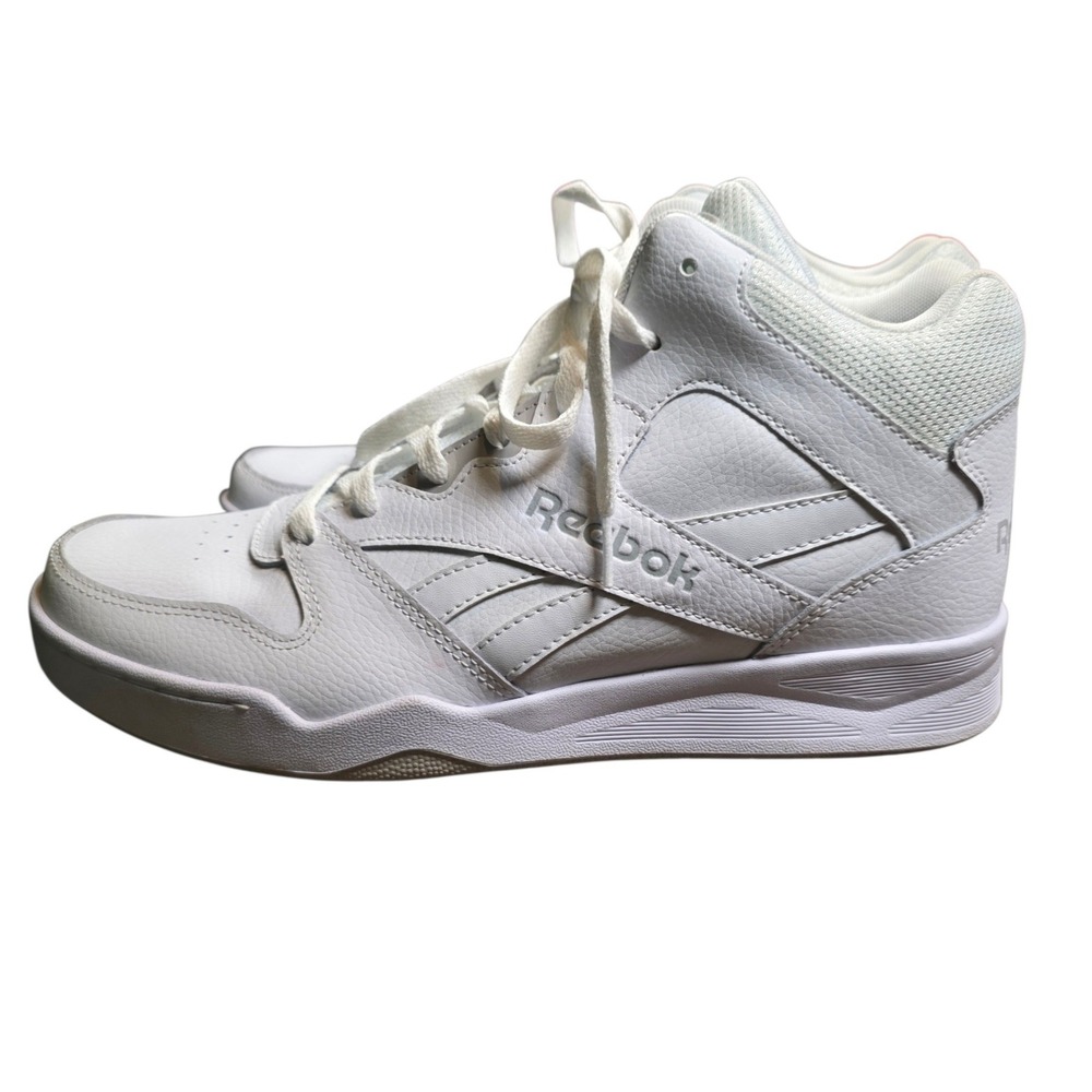 Reebok Mens Royal BB4500 H2 XE White High Top Basketball Sneakers Size 12